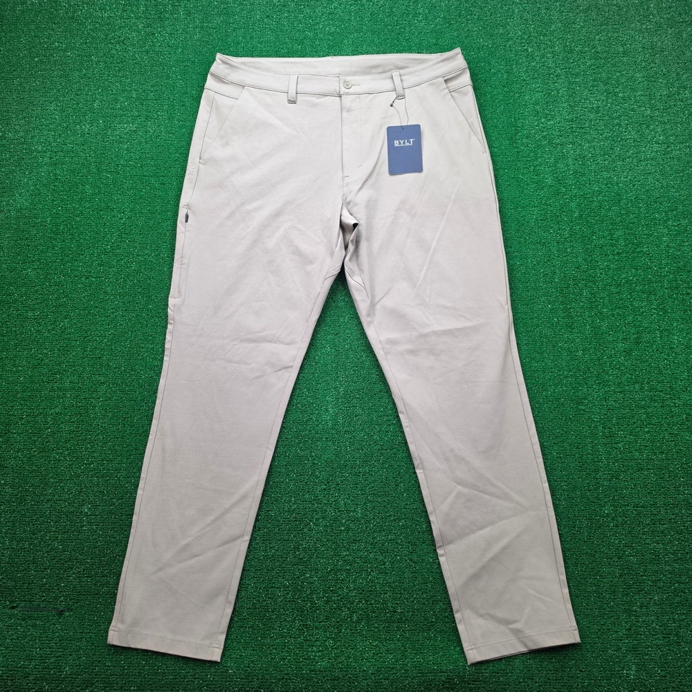 BYLT Premium Basics Everyday Pant 2.0 Slim Fit Trousers Pants Mens 40x31 NWT